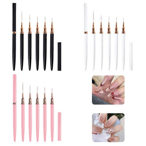 5pcs Liner Nail Brush Set Tools & Accessories No Brand 