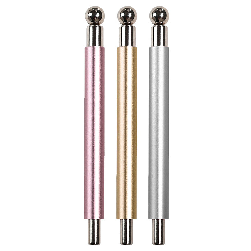 Doppelkopf Katzenmagnetstab Pink Gold Silber