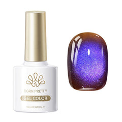 Colored Cat Magnetic Gel MY124 Grape Iced 10ml Gel Nail Polish BORN PRETTY 