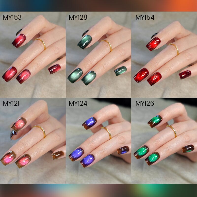 TPO & HEMA Free Glass Bead Cat Magnetic Gel Polish 10ml Gel Nail Polish BORN PRETTY 