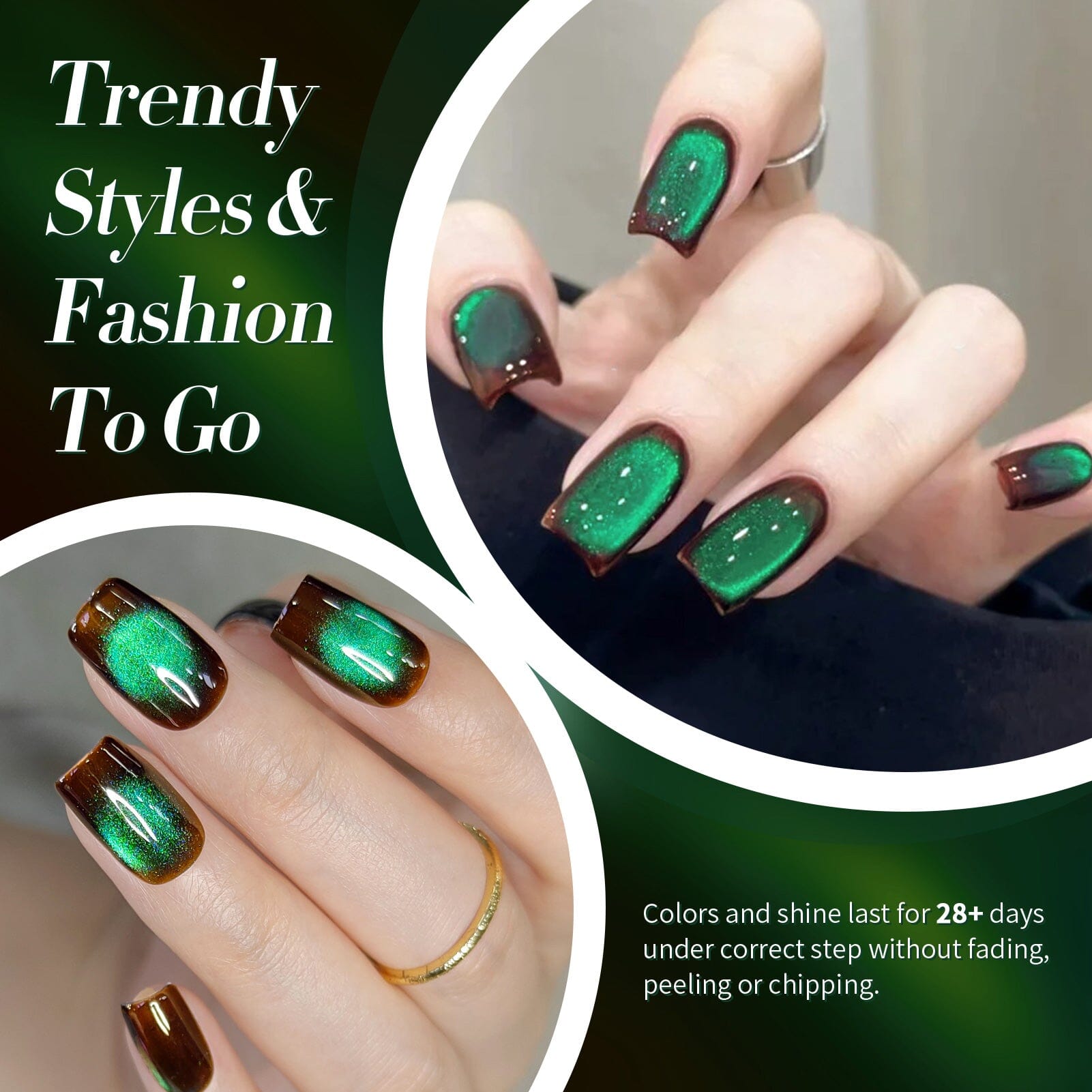 HEMA/TPO FREE Colored Cat Magnetic Gel MY126 Mint Soda 15ml Gel Nail Polish BORN PRETTY 