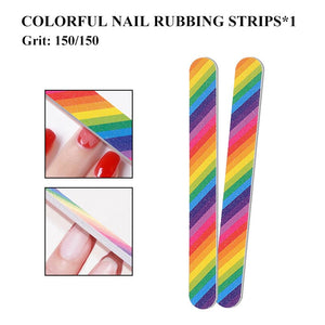 Colorful Nail File 150/150 Tools & Accessories No Brand 