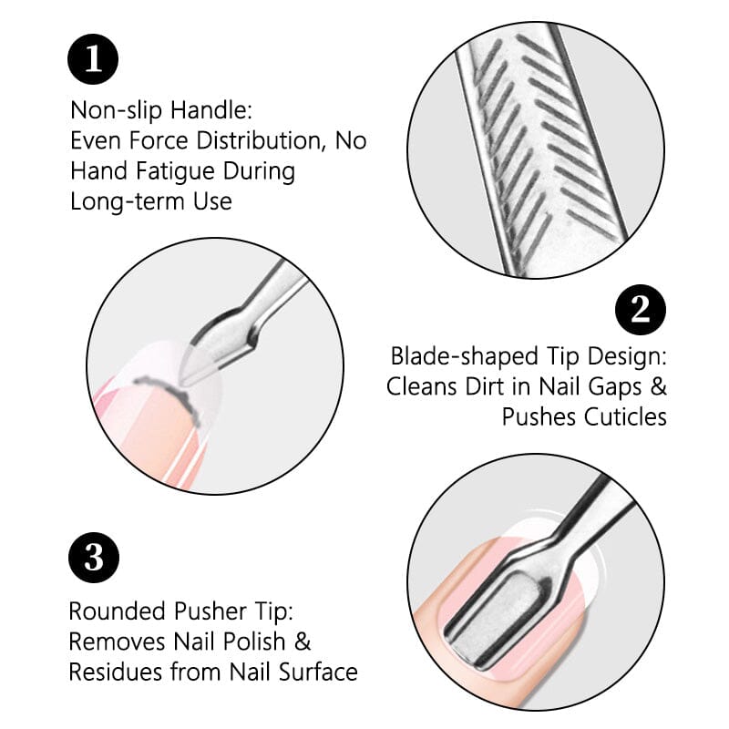 Mini Nail Cuticle Pusher Tools & Accessories No Brand 