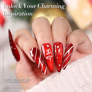 6 Colors HEMA/TPO FREE Crystal Cat Magnetic Gel M20 Frosty Ode 7ml Gel Nail Polish BORN PRETTY 