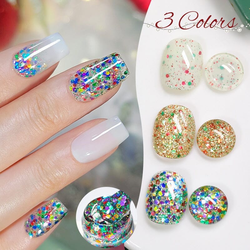 Christmas Holiday Jelly Gel Polish 15ml Gel Nail Polish BORN PRETTY 