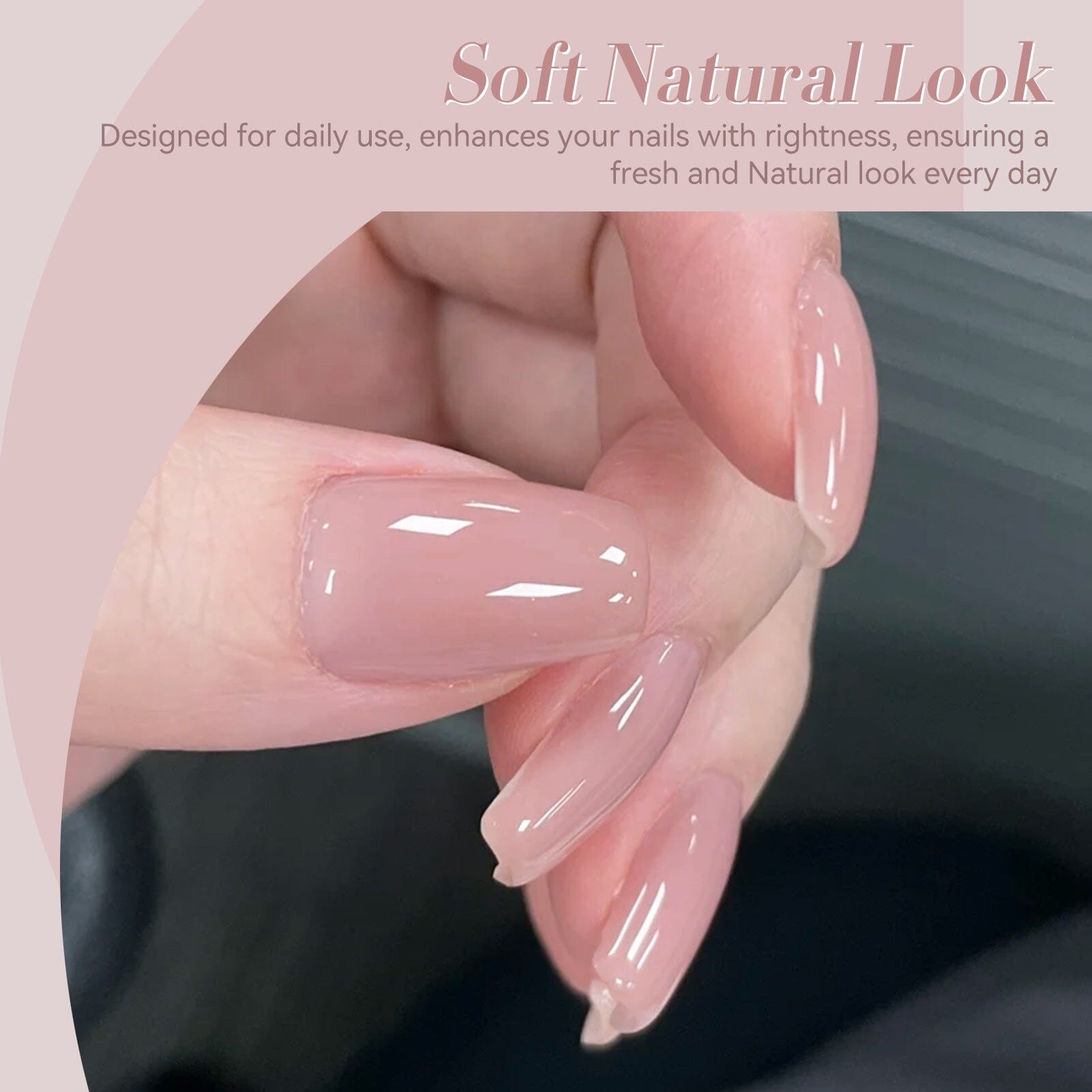 Jelly Gel Polish TS18 Rosewater 15ml HEMA/TPO FREE Gel Nail Polish BORN PRETTY 