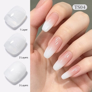 Jelly Gel Polish TS04 Milky White 15ml Gel Nail Polish BORN PRETTY 