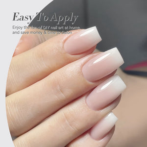 Jelly Gel Polish TS04 Milky White 15ml HEMA/TPO FREE Gel Nail Polish BORN PRETTY 