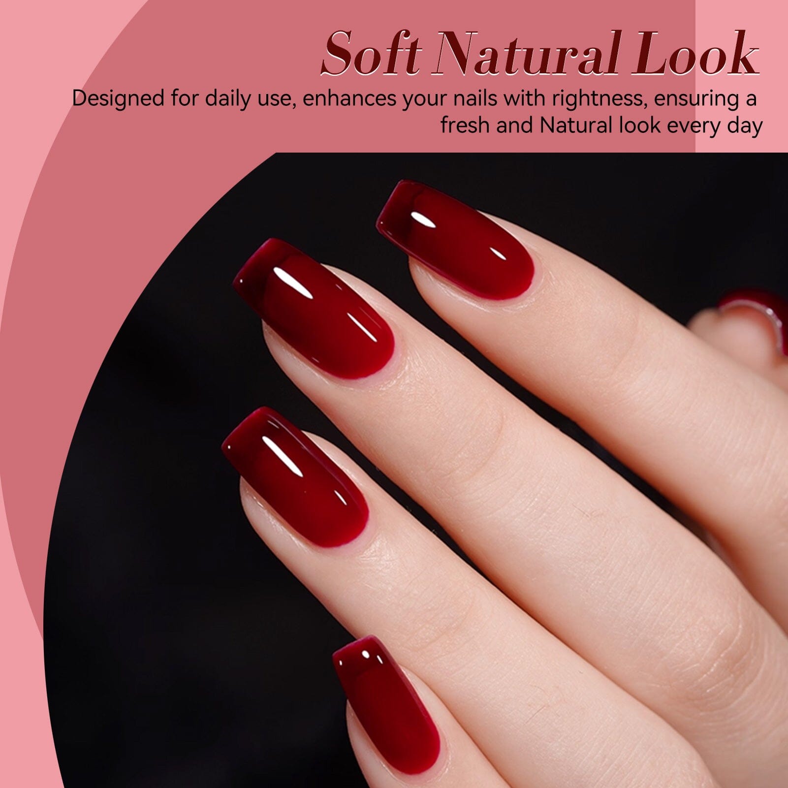 Jelly Gel Polish TS23 Flamingo Glow 15ml HEMA/TPO FREE Gel Nail Polish BORN PRETTY 