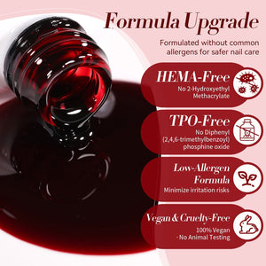 Jelly Gel Polish TS23 Flamingo Glow 15ml HEMA/TPO FREE Gel Nail Polish BORN PRETTY 