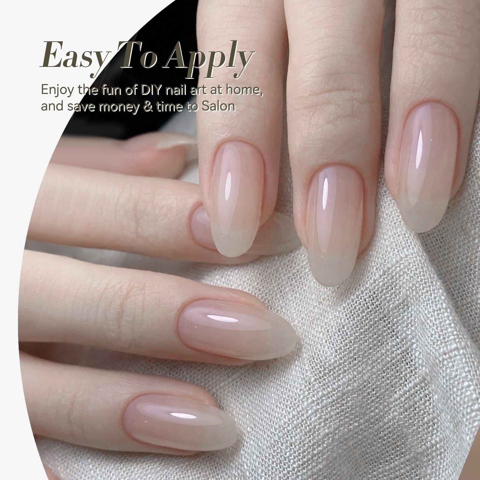 Jelly Gel Polish TS07 Slate Light 15ml HEMA/TPO FREE Gel Nail Polish BORN PRETTY 