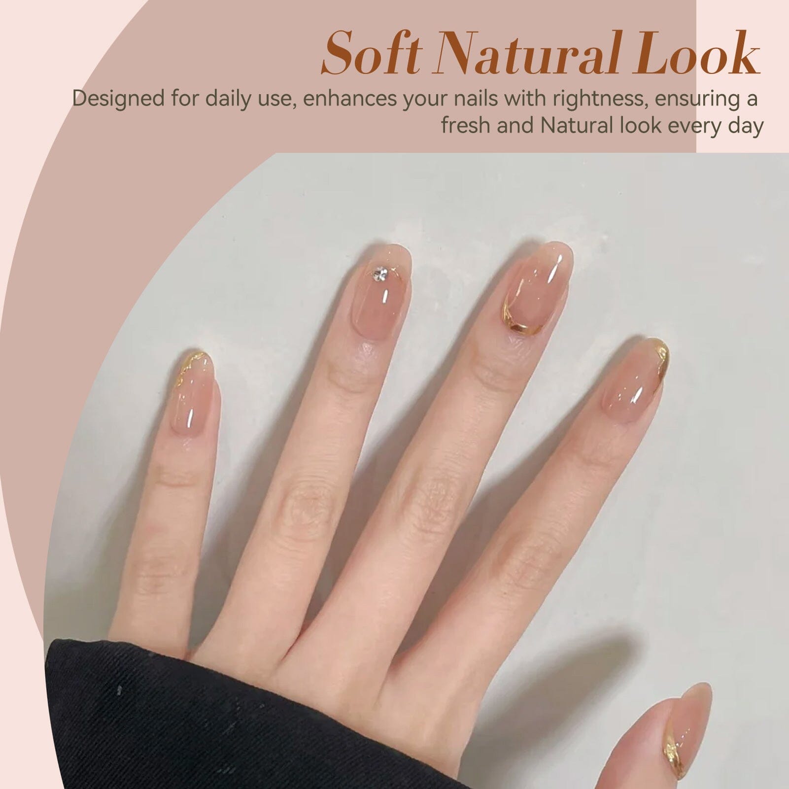 Jelly Gel Polish TS08 Mocha Veil 15ml HEMA/TPO FREE Gel Nail Polish BORN PRETTY 