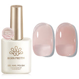 Jelly Gel Polish 15ml HEMA/TPO FREE Gel Nail Polish BORN PRETTY TS09 