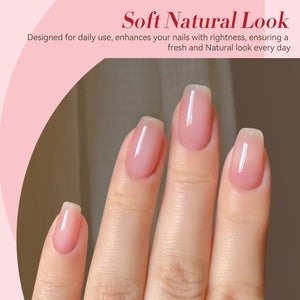 Jelly Gel Polish TS11 Soft Petal 15ml HEMA/TPO FREE Gel Nail Polish BORN PRETTY 