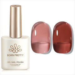 Jelly Gel Polish TS26 Smoky Rose 15ml Gel Nail Polish BORN PRETTY 