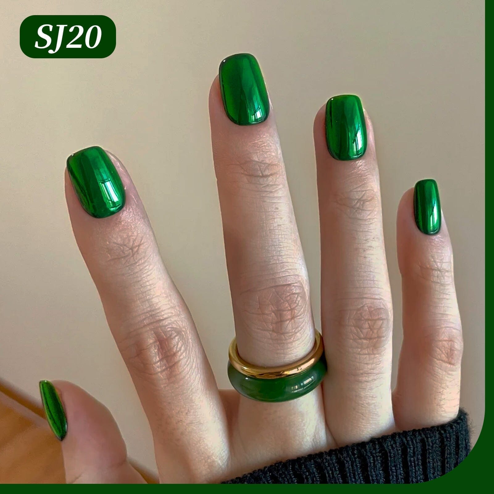 Color Nail Gel SJ20 Forest Pine 15ml HEMA/TPO FREE Gel Nail Polish BORN PRETTY 