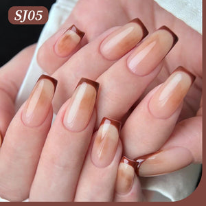 Color Nail Gel SJ05 Cocoa Brown 15ml HEMA/TPO FREE Gel Nail Polish BORN PRETTY 