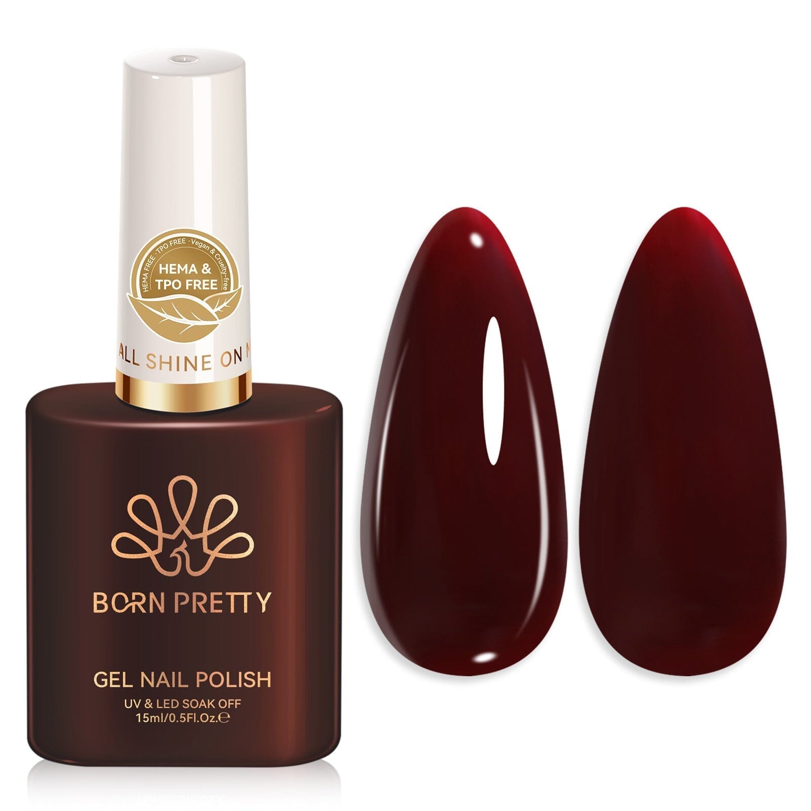 20 Colors Nail Gel 15ml HEMA/TPO FREE Gel Nail Polish BORN PRETTY 