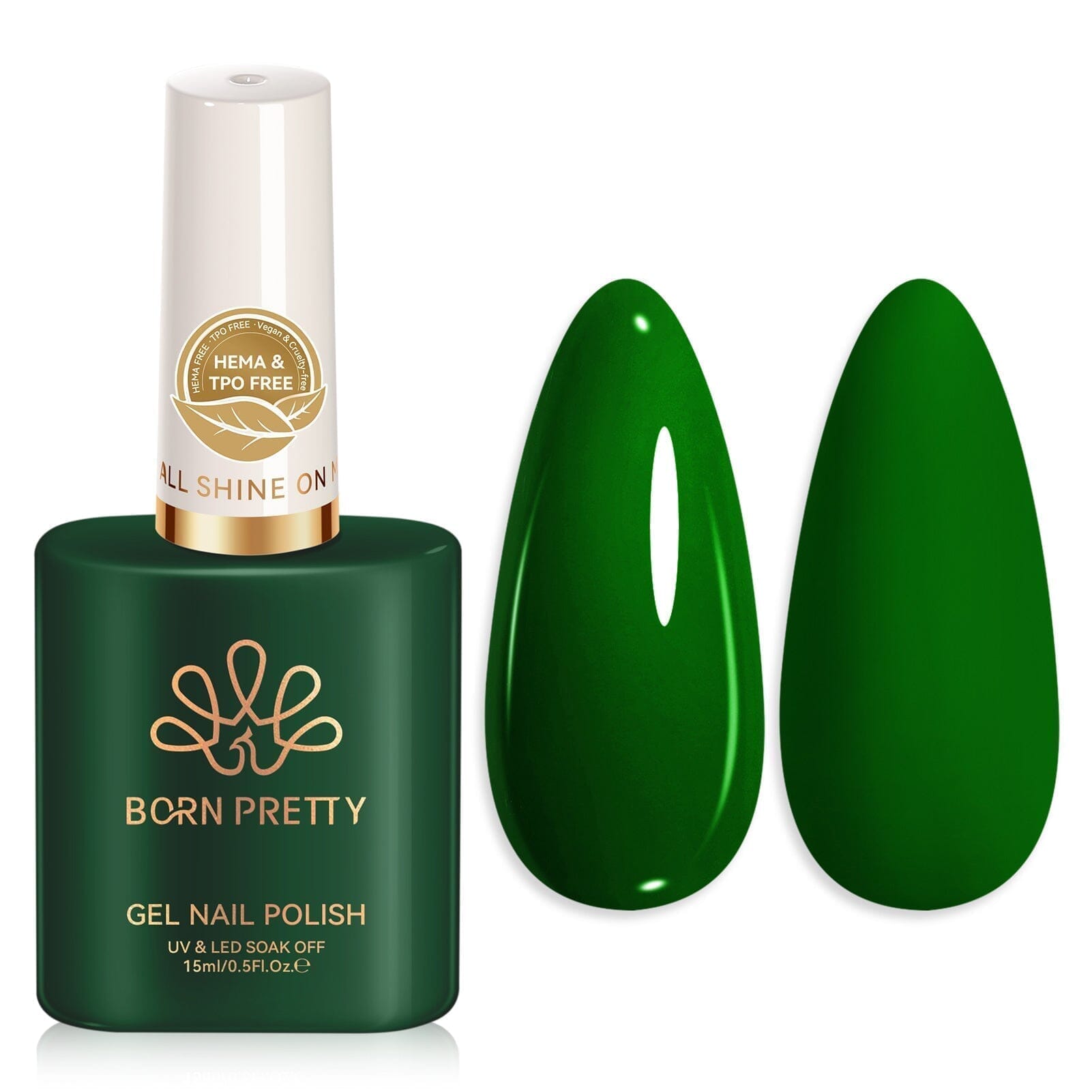 Color Nail Gel 15ml HEMA/TPO FREE Gel Nail Polish BORN PRETTY SJ20 