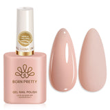 Color Nail Gel SJ08 Soft Nude 15ml HEMA/TPO FREE Gel Nail Polish BORN PRETTY 