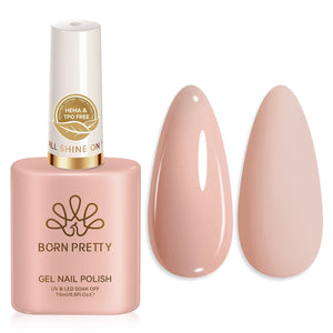 Color Nail Gel SJ08 Soft Nude 15ml HEMA/TPO FREE Gel Nail Polish BORN PRETTY 