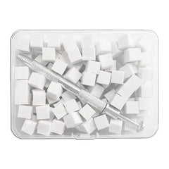 100pcs White Sponges Grabbing Pen Set Tools & Accessories No Brand 