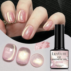 Glass Cat Magnetic Gel MC07 7ml Gel Nail Polish LILYCUTE 