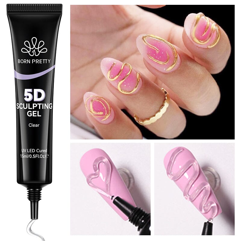 5D Sculpting Gel Polish 15ml Gel Nail Polish BORN PRETTY 
