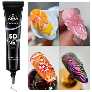 5D Sculpting Gel Polish 15ml Gel Nail Polish BORN PRETTY 