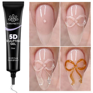 5D Sculpting Gel Polish 15ml Gel Nail Polish BORN PRETTY 