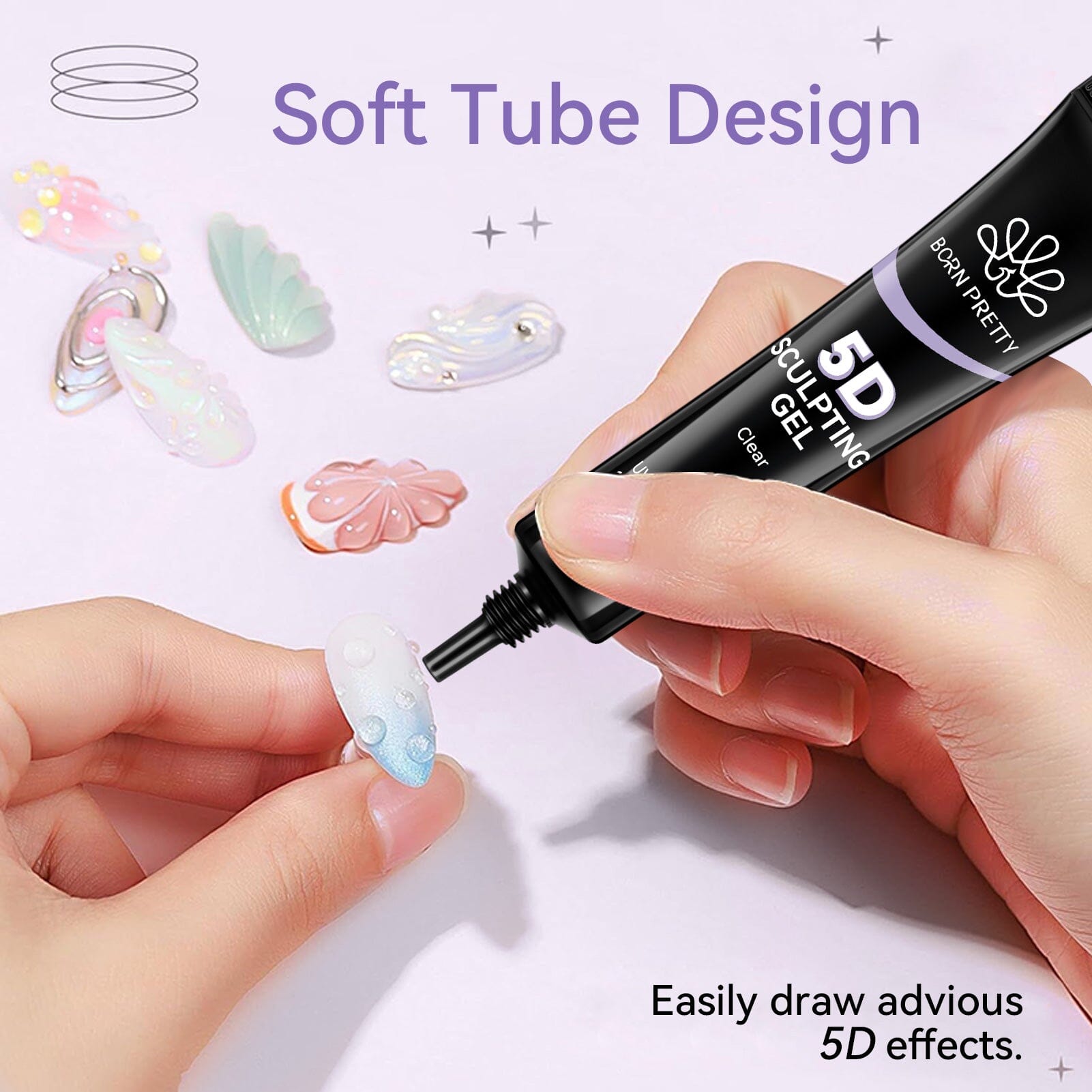 5D Sculpting Gel Polish 15ml Gel Nail Polish BORN PRETTY 
