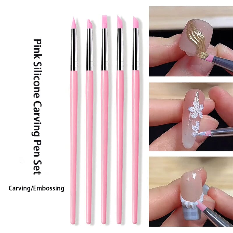 5pcs Silicon Pressing Pen Set Tools & Accessories No Brand 