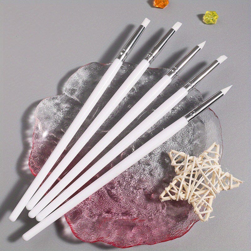 5pcs Silicon Pressing Pen Set Tools & Accessories No Brand 