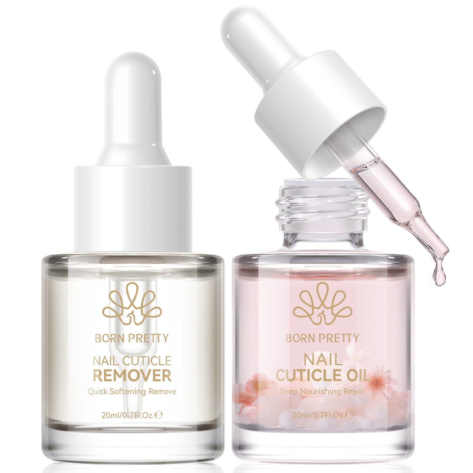 Nail Cuticle Oil Cuticle Remover 20ml Tools & Accessories BORN PRETTY Cuticle Oil & Remover Set 