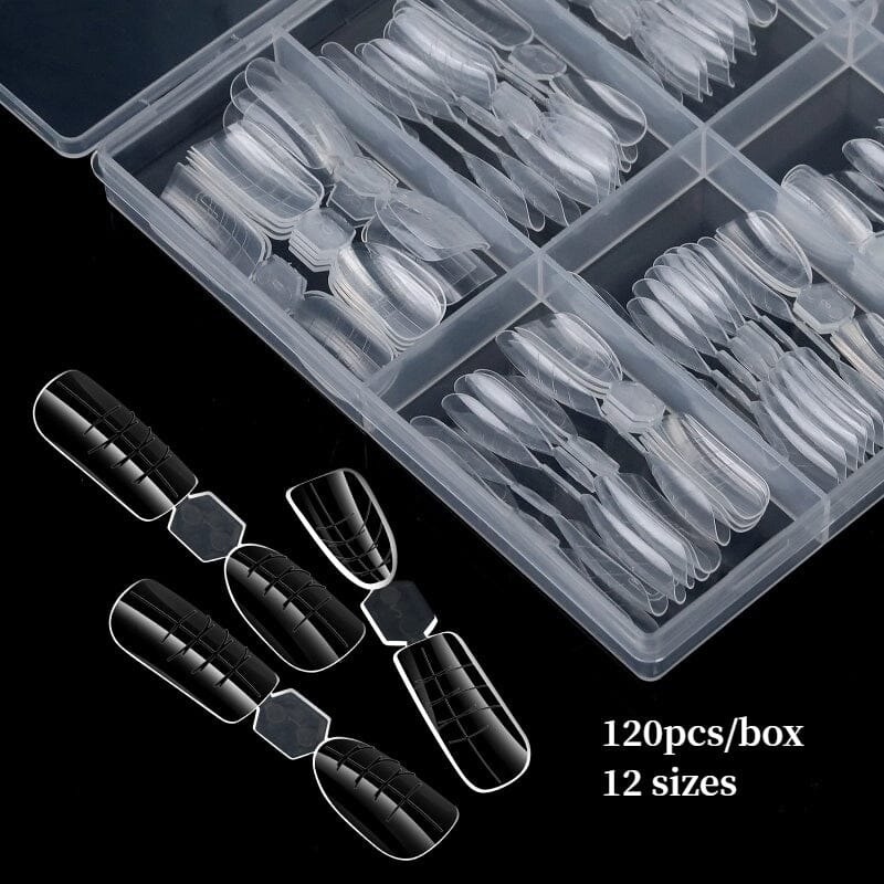 120pcs Extension Gel Mold Tips Nail Tips No Brand 