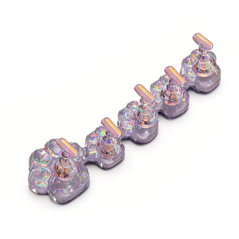 Purple Cat Claw Nail Stand