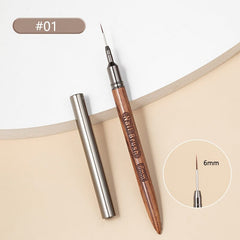 Wooden Handle Nail Liner Brush Tools & Accessories No Brand 01 