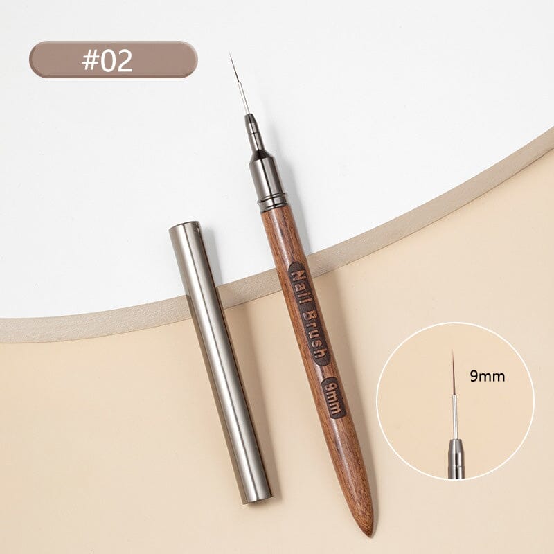 Wooden Handle Nail Liner Brush Tools & Accessories No Brand 02 