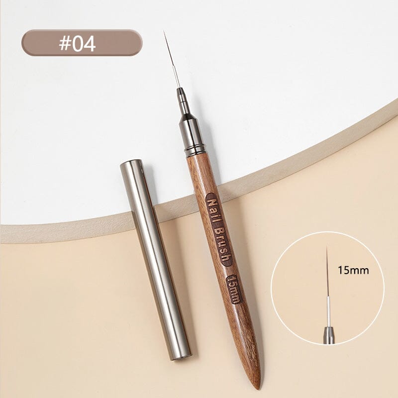 Wooden Handle Nail Liner Brush Tools & Accessories No Brand 04 