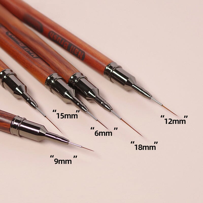 Wooden Handle Nail Liner Brush Tools & Accessories No Brand 
