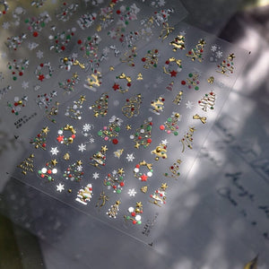 Christmas Metal 3D Nail Sticker TL-274 Nail Art No Brand 