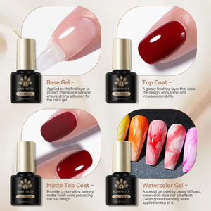 48 Colors Gel Set S31 Soft Dusk 5ml Gel Nail Polish BORN PRETTY 
