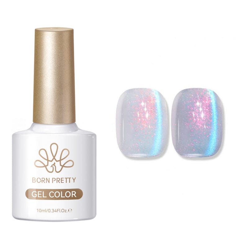 Colored Cat Magnetic Gel MY241 Arctic Blue 10ml Gel Nail Polish BORN PRETTY 