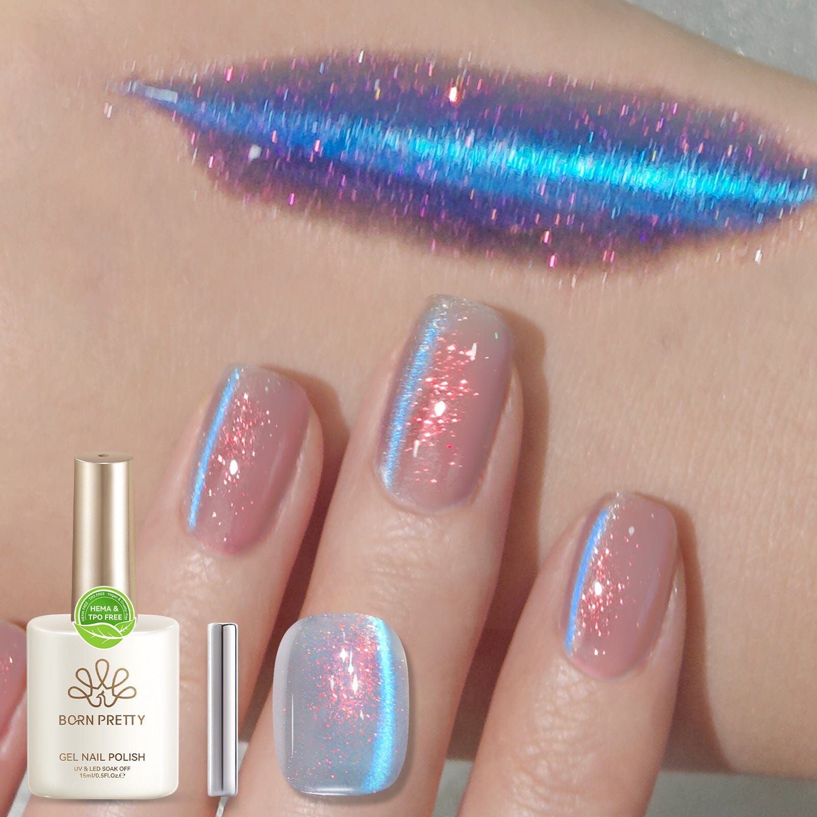 Cat Magnetic Gel Polish 15ml Gel Nail Polish BORN PRETTY MY241 