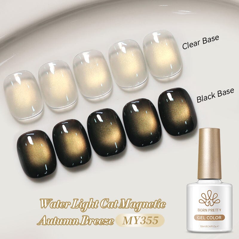 Water Light Cat Magnetic Gel MY355 Autumn Breeze 10ml Gel Nail Polish BORN PRETTY 