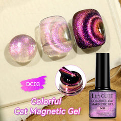 Colorful Cat Magnetic Gel DC03 7ml Gel Nail Polish LILYCUTE 