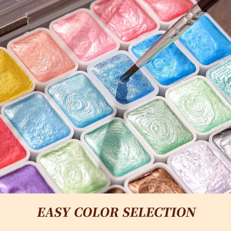 60 Colors Pearl Watercolor Pigment Nail Art No Brand 