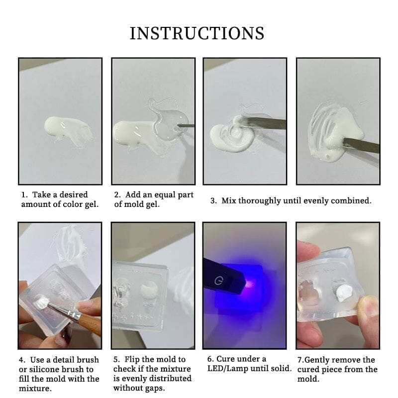 3D Silicone Nail Mold Bowknot #03 Tools & Accessories No Brand 