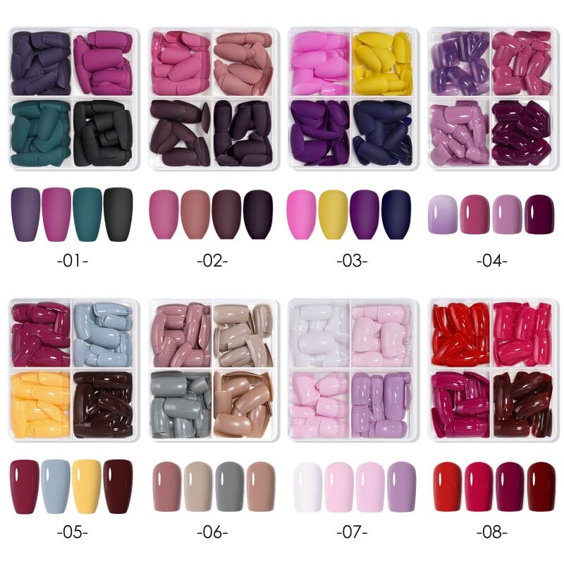 96pcs 4 Colors #05 Press on Nails Clearance BORN PRETTY 
