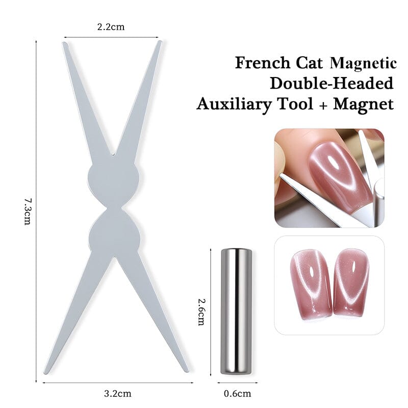 2pcs Set Magnetic Stick French Nail Art Tools & Accessories No Brand 